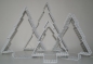 Preview: Weihnachtsbaum - Set, 4 Bäume weiß (WR-0007)