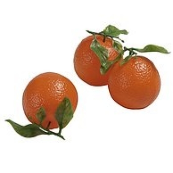 3 Orangen mit Blätter (AF-0811/00002)