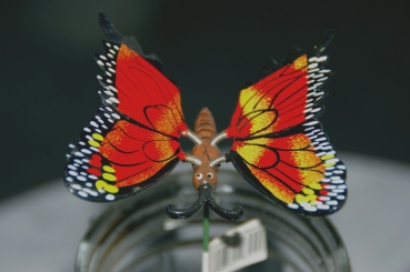 Gartenstecker, Schmetterling, groß, rot (GS-0010)