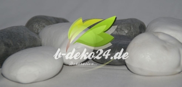 8 Steine, weiß und grau (AF-0604)
