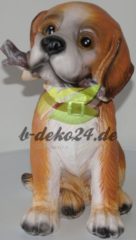 kleiner Hund mit Stöckchen (AF-0773)