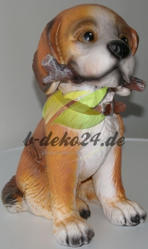 kleiner Hund mit Stöckchen (AF-0773)