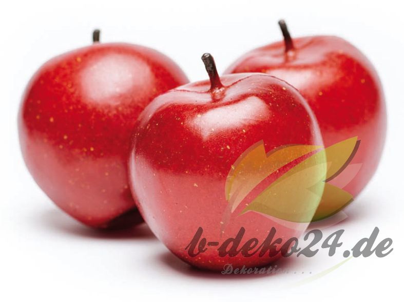 b-deko24.de - 3 rote Äpfel (AF-0306)