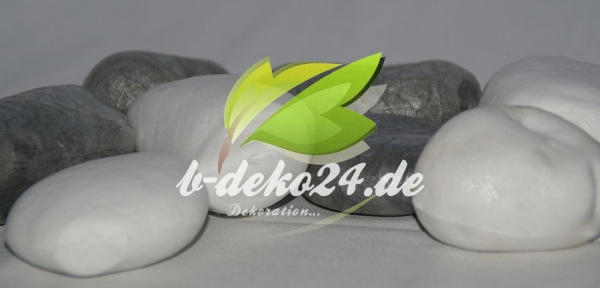 8 Steine, weiß und grau (AF-0604)